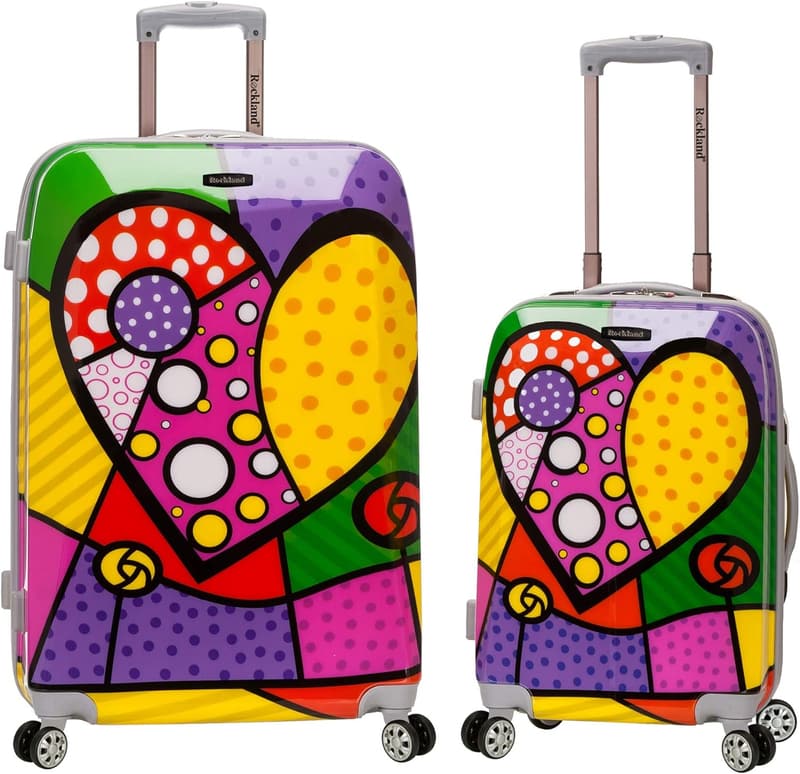 Heart Hardside Spinner Luggage Set - 2 Pieces (20