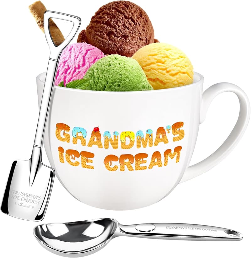 Personalized 24oz Ice Cream Bowl for Grandma's Birthday