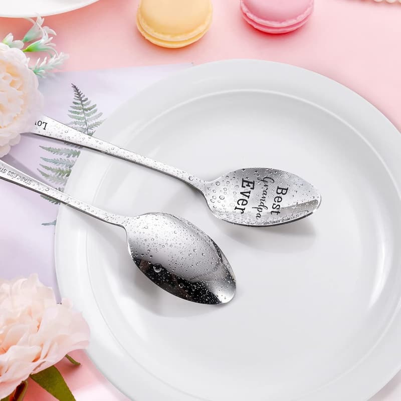 Engraved Stainless Steel Spoon – Custom Gift for Anniversaries