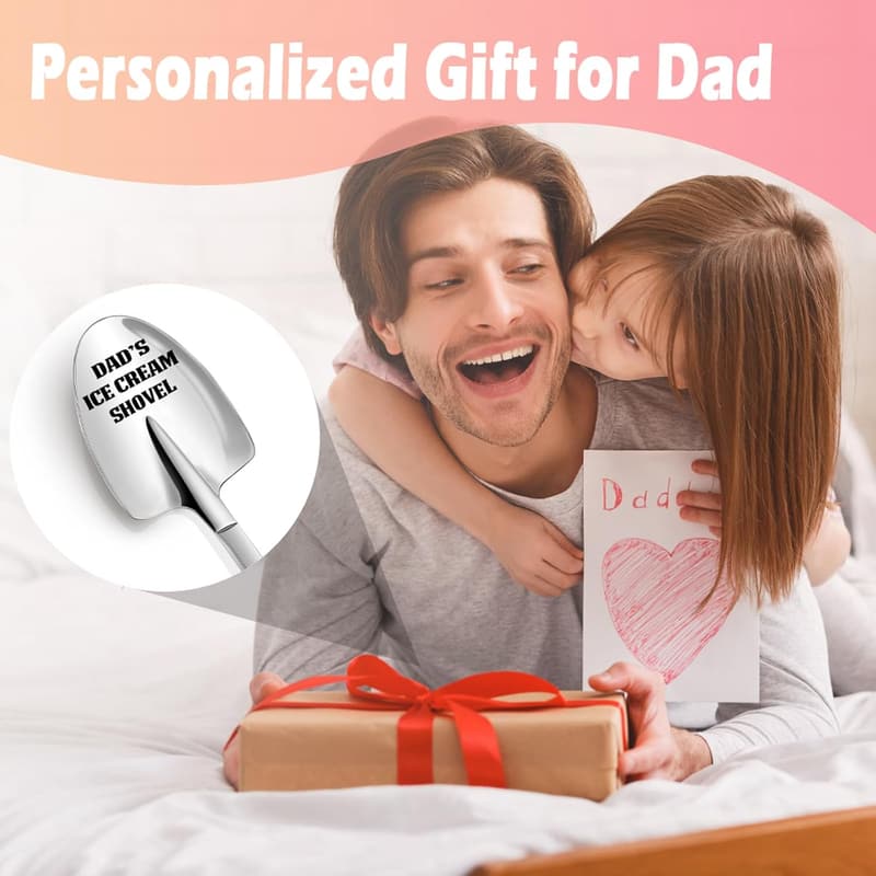 Personalized Ice Cream Shovel for Dad - Funny Birthday Gift