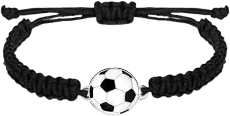 Adjustable Unisex Soccer Paracord Bracelet - Great Gift for Fans