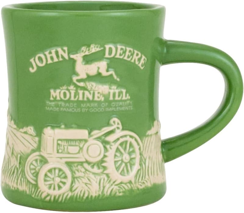 John Deere Green Ceramic Model D Mug, 12 oz.
