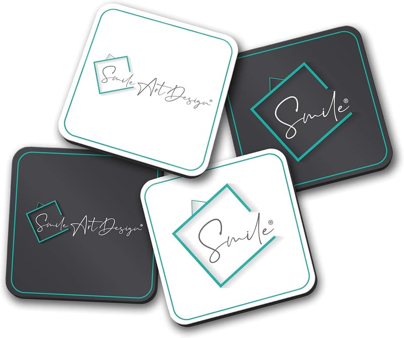 Personalized Photo Coaster Set - Custom 4-Piece Collage Gift