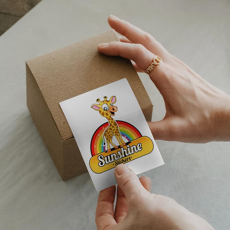 Customizable Stickers & Labels - 50+ Shapes & Text Options