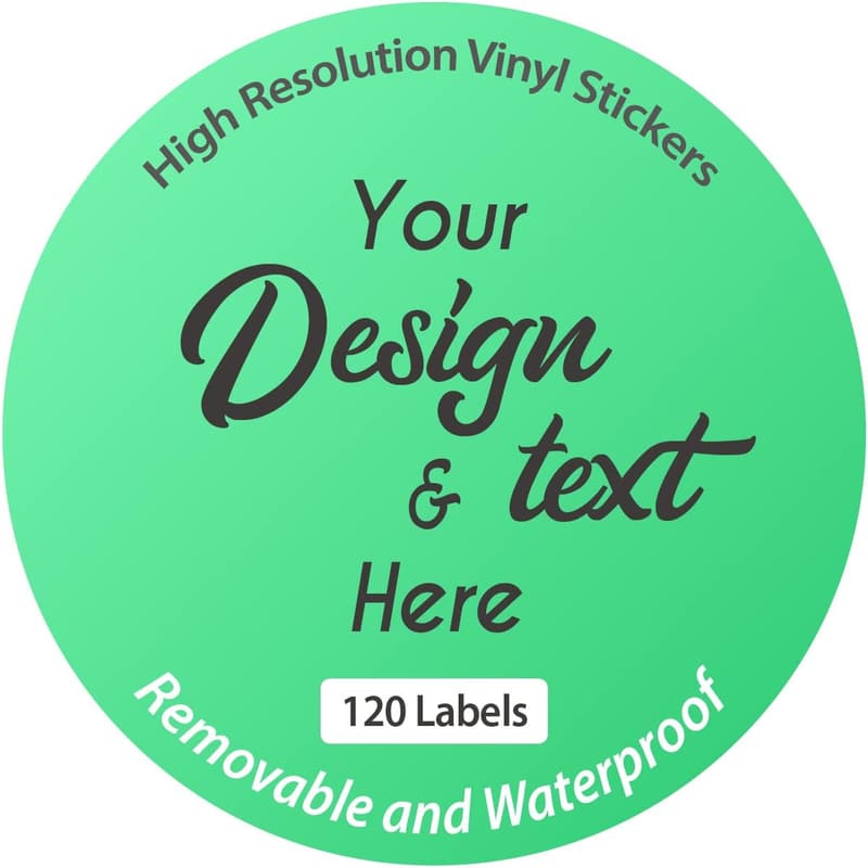 Custom Vinyl Stickers - Personalized Removable Labels