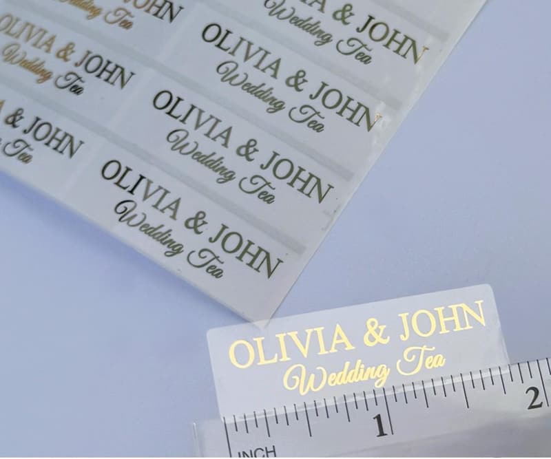 Personalized Waterproof Name Stickers for Daycare & School