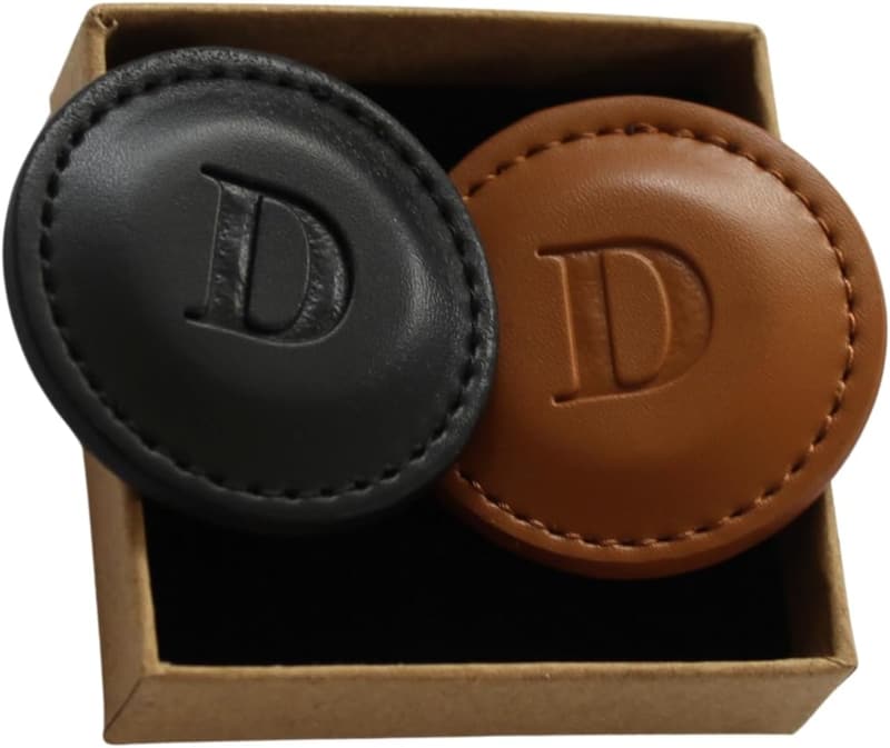 Personalized Golf Marker Set - Handmade Vegan Leather for Golfers