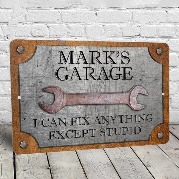 Personalized Workshop Sign - 