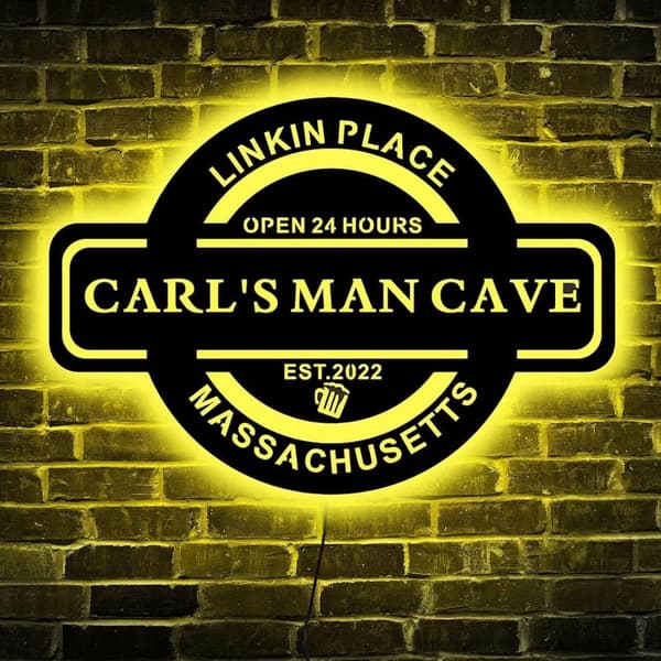 Personalized Neon Sign for Home Bar Decor