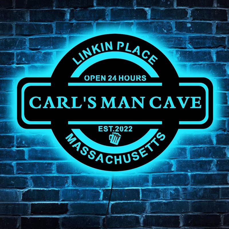 Personalized Neon Sign for Home Bar Decor