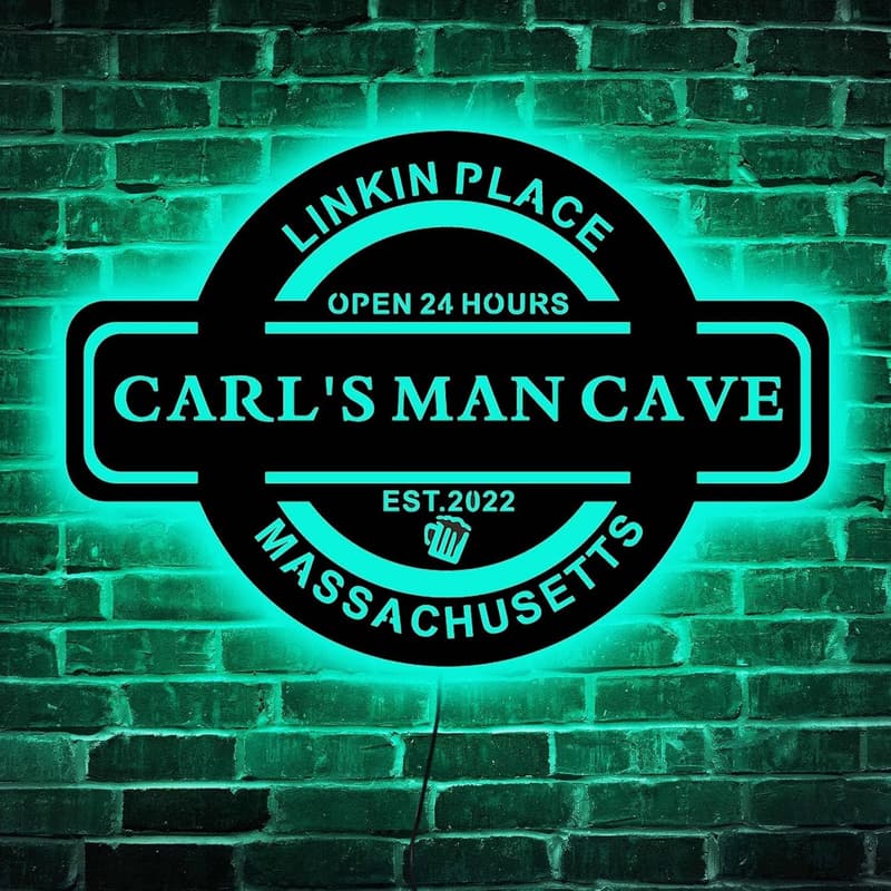 Personalized Neon Sign for Home Bar Decor