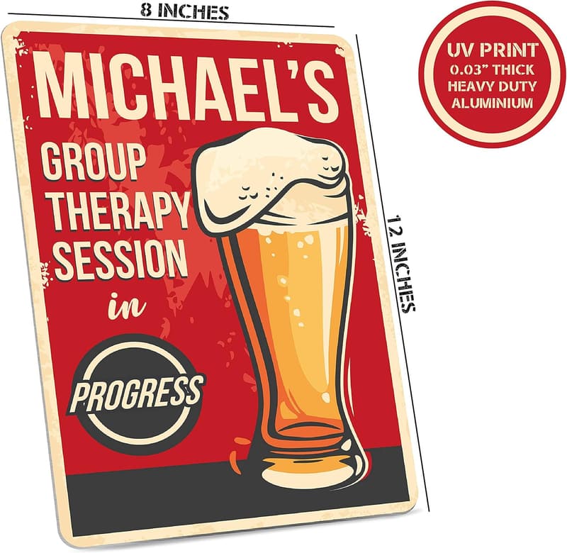 Personalized Vintage Dad Sign - Custom Metal Gift for Dad