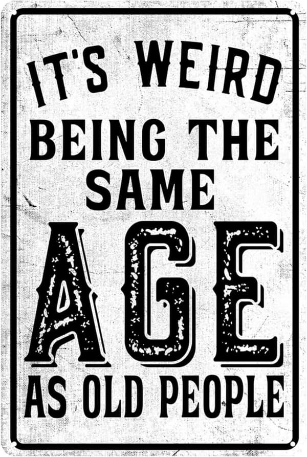 Vintage Sarcastic Metal Tin Sign for Man Cave Decor