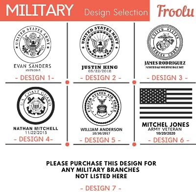 Custom Engraved Military Decanter with Optional Box