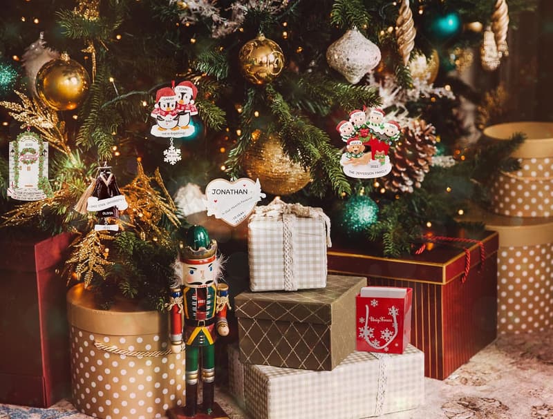 Personalized Marine Uniform Christmas Ornament 2025