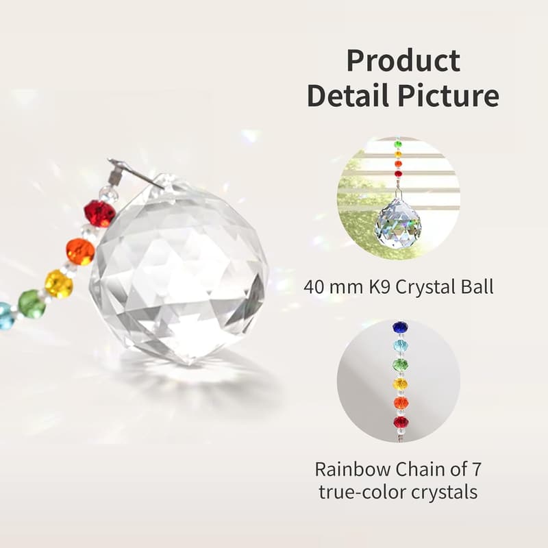 Sympathy Gifts: Crystal Sun Catcher for Grief and Loss