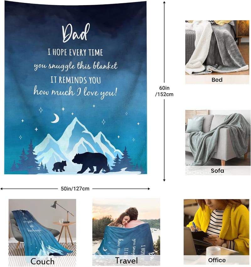 Father's Day Blanket Gift - 60