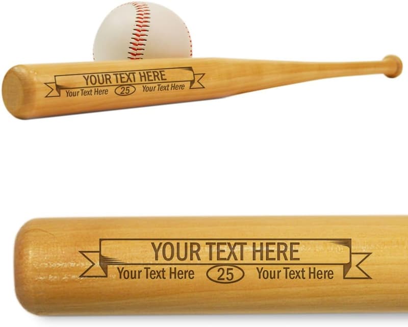 Personalized Engraved Mini Baseball Bat