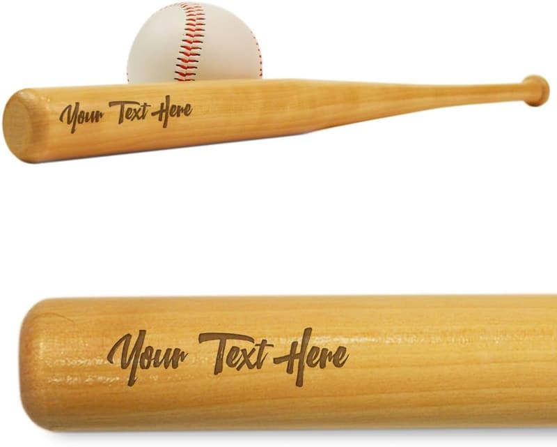 Personalized Engraved Mini Baseball Bat