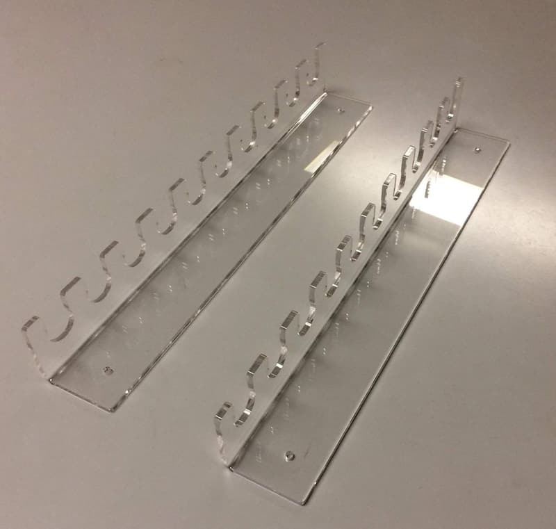 Miniature Baseball Bat Display Rack Set (2)