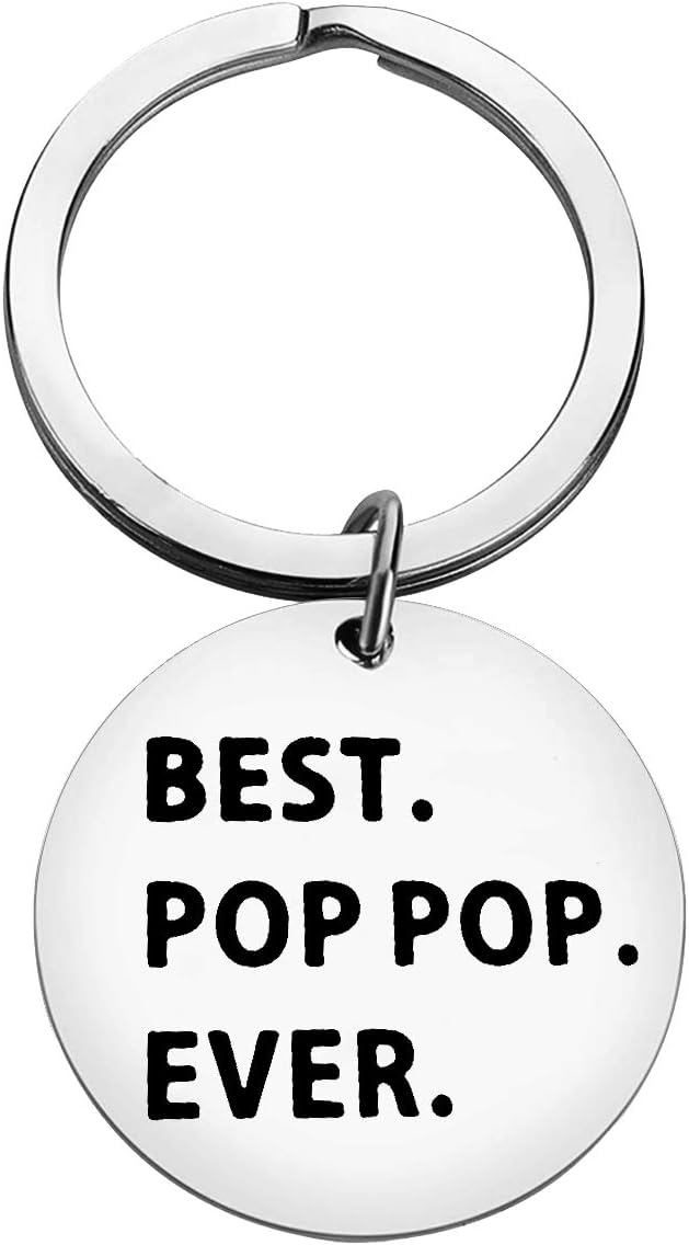 Funny Grandpa Keychain - Ideal Gift for Father's Day or Birthday