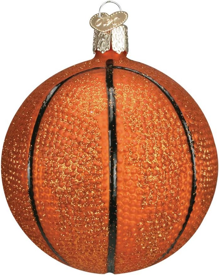 2020 Glass Blown Basketball Ornament for Christmas Tree