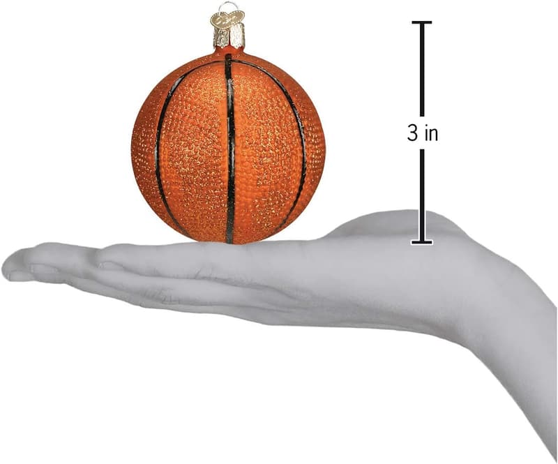 2020 Glass Blown Basketball Ornament for Christmas Tree