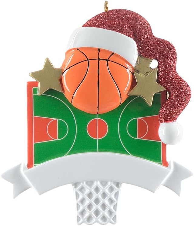Personalized Basketball Ornament | Custom Christmas Decor