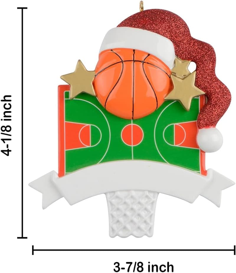 Personalized Basketball Ornament | Custom Christmas Decor