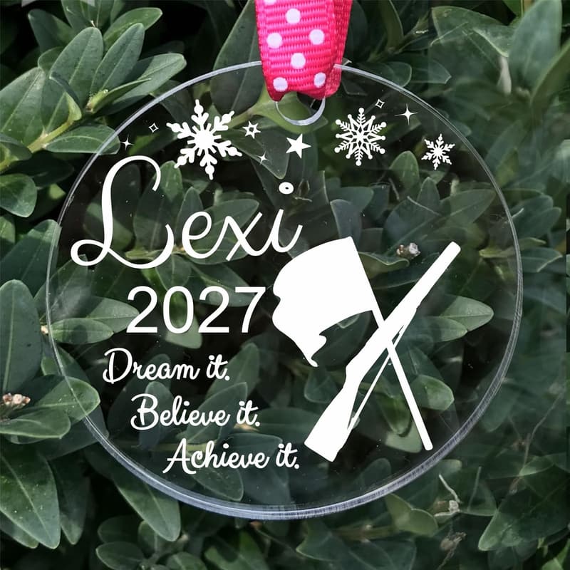 Personalized Color Guard Sports Ornament for Kids