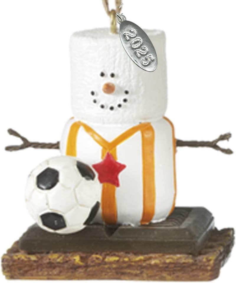 2025 Soccer Smores Ornament - Adorable Gift-Ready Decoration