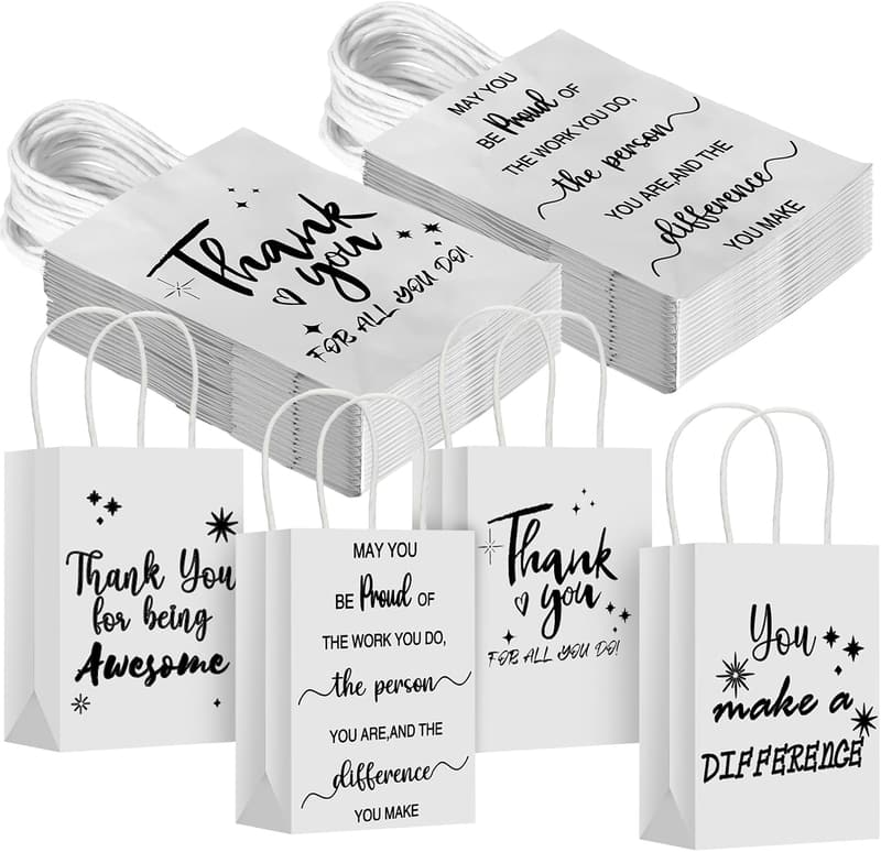 CNA Appreciation Week Thank You Paper Bags - 40 Pack