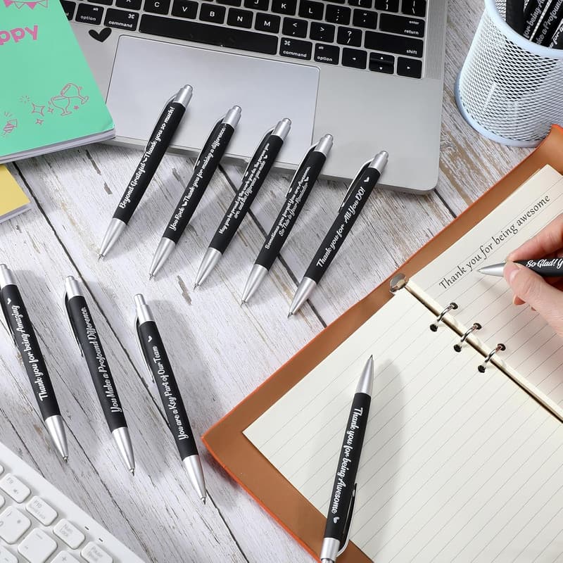 Employee Appreciation Motivational Pens - 100 Pcs Set