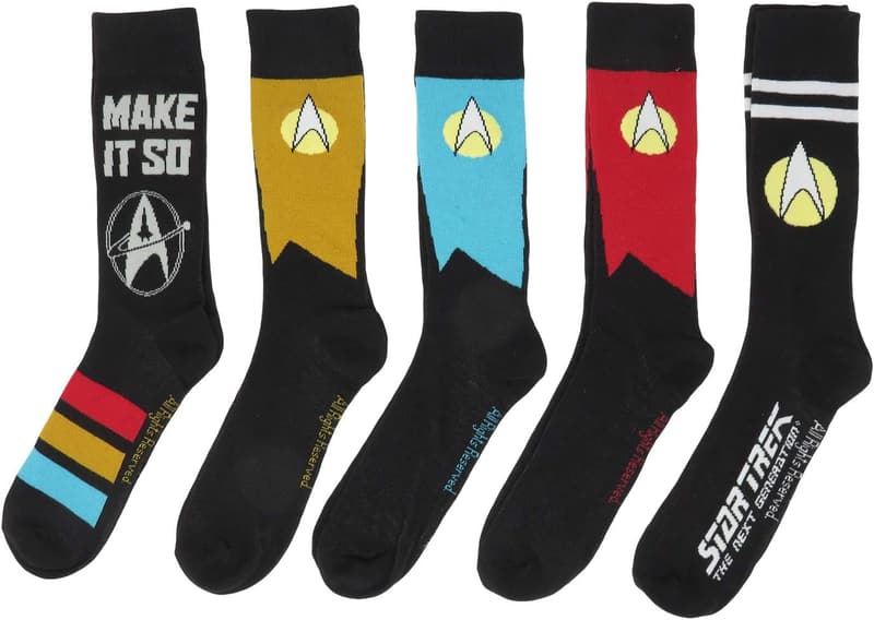 Star Trek: The Next Generation Crew Socks 5-Pack