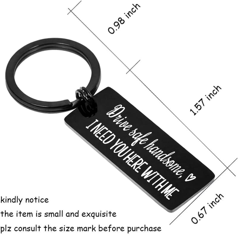 Drive Safe Keychain for Husband | Valentine's & Father's Day Gift