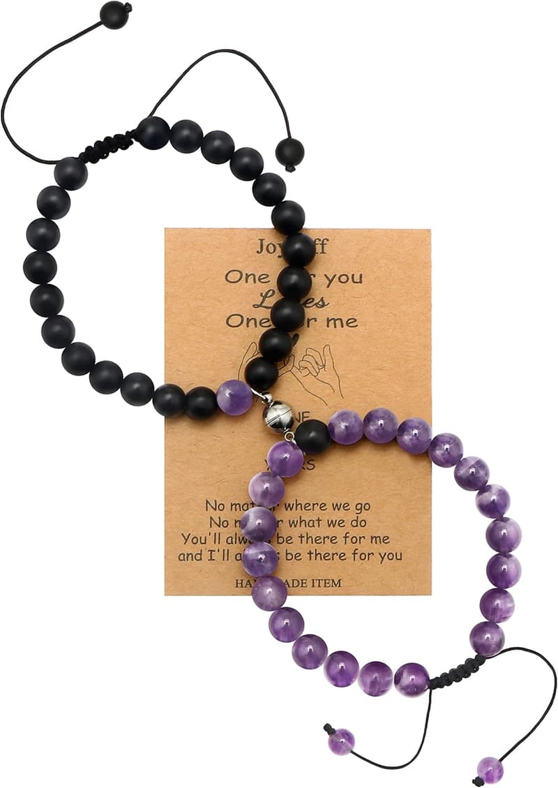 Anniversary Beaded Bracelets for Couples - Eternal Love Gift