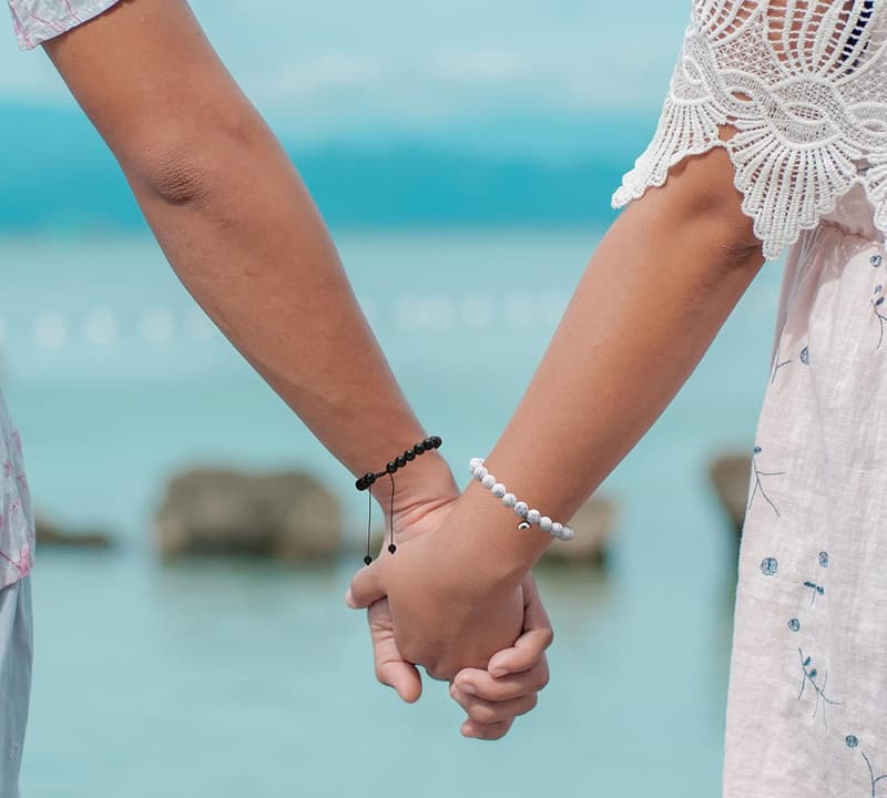 Anniversary Beaded Bracelets for Couples - Eternal Love Gift