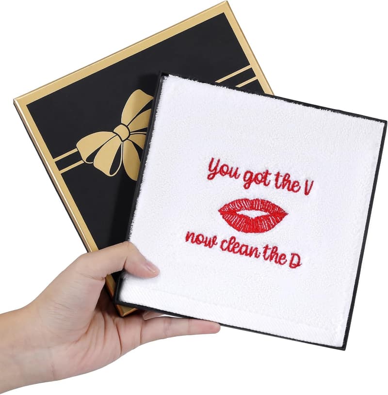 Funny Personalized Embroidered Rag for Him - Ideal Birthday Gift