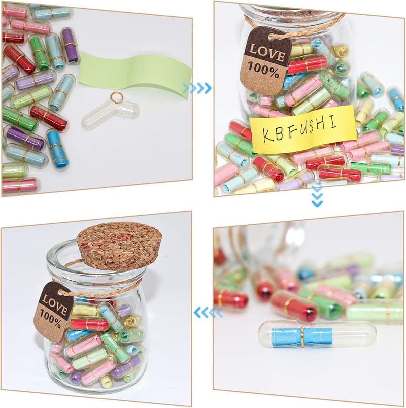 Valentine's Day Message in a Bottle - 80 Cute Capsule Letters for Couples