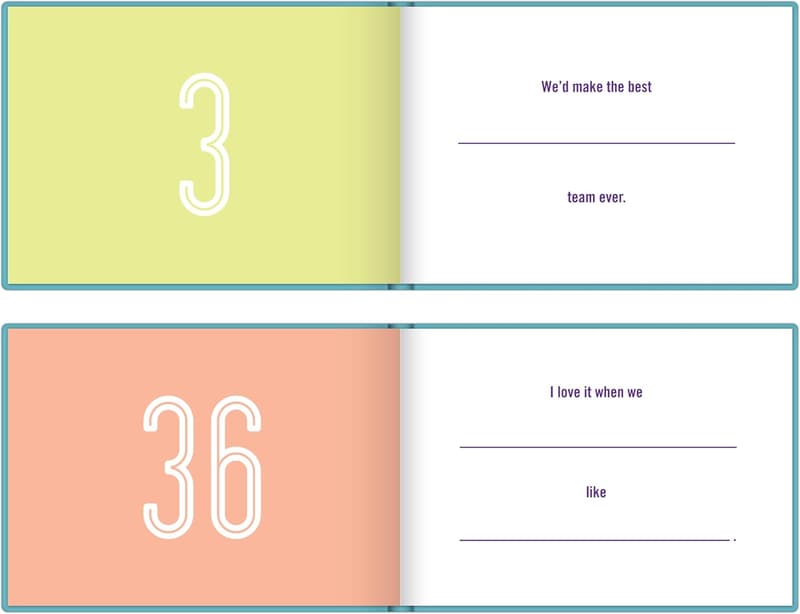 Fill-in-the-Blank Love Journal for Couples