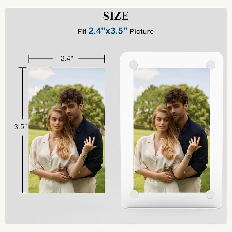 Universal Magnetic Car Visor Photo Holder Clip