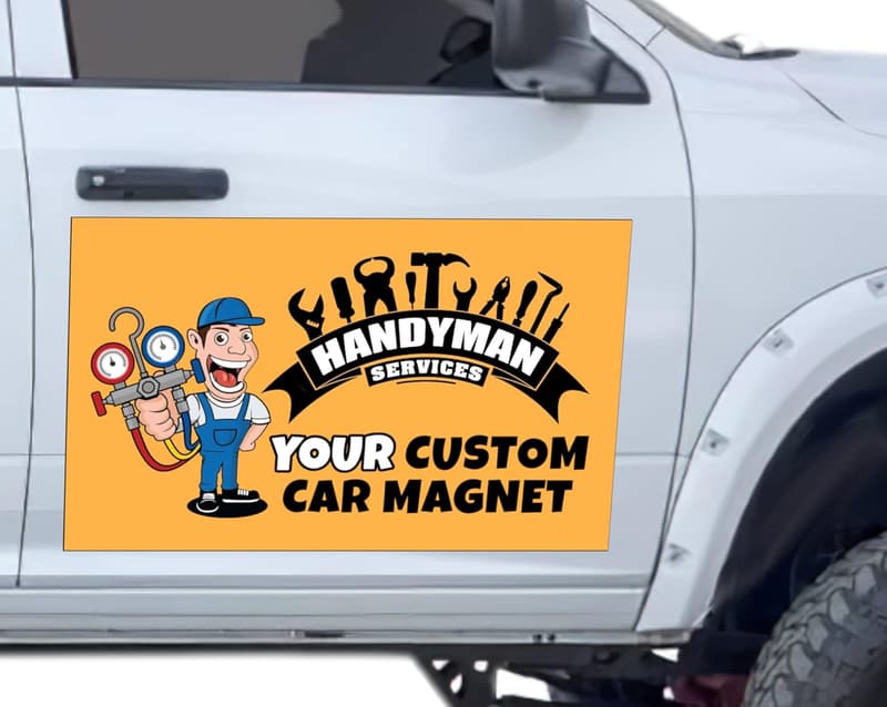 Personalized Magnetic Logo Sign for Business Advertising