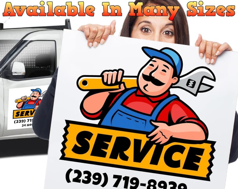 Personalized Magnetic Logo Sign for Business Advertising