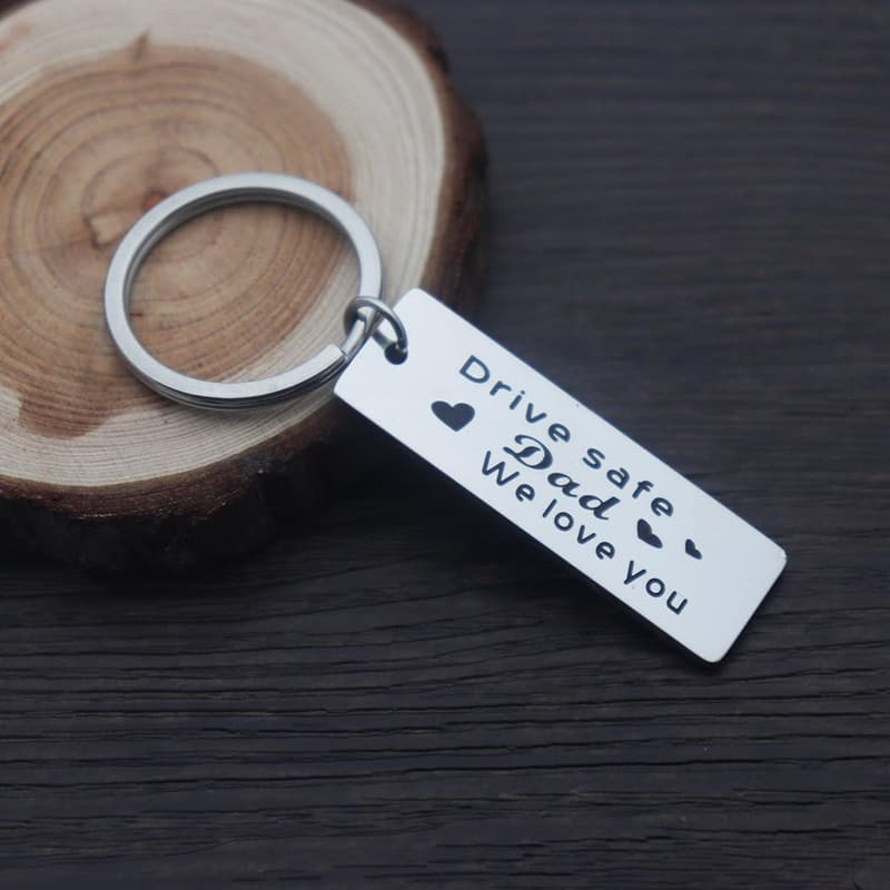Personalized Father's Day Keychain for Truck Drivers