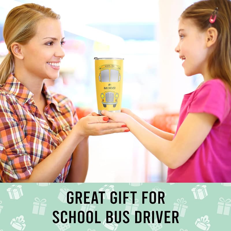 Bus Driver Appreciation 20oz Stainless Steel Tumbler