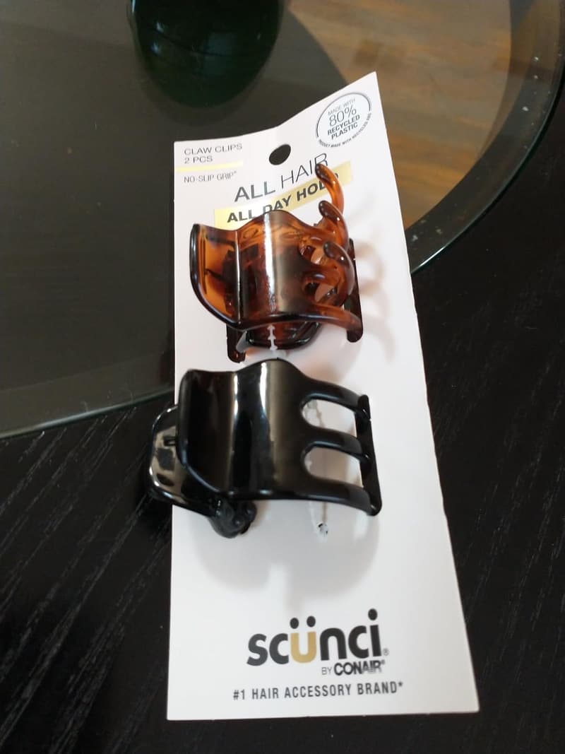 No-Slip Grip Chunky Jaw Clips - 2-Pack