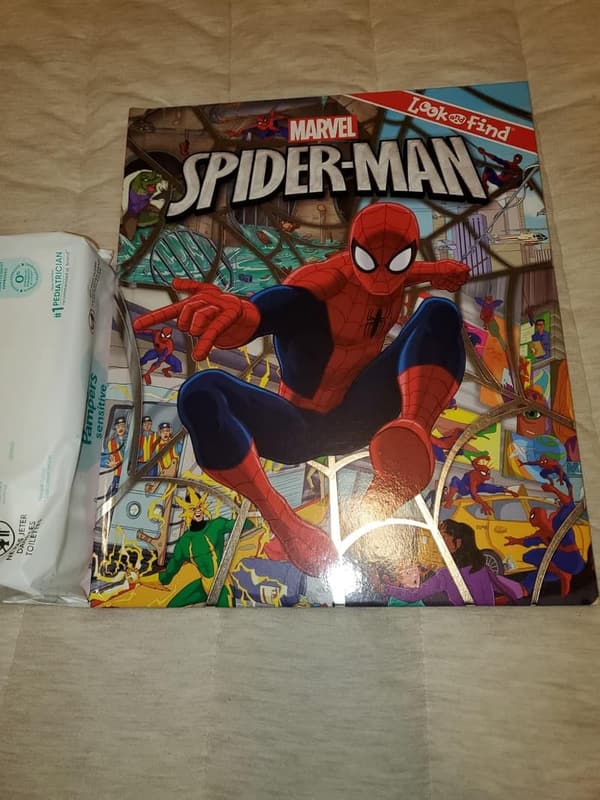 Spider-Man Look and Find Activity Book for Kids