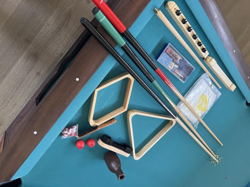Premium Billiard Accessory Kit with 32 Pieces for Pool Tables