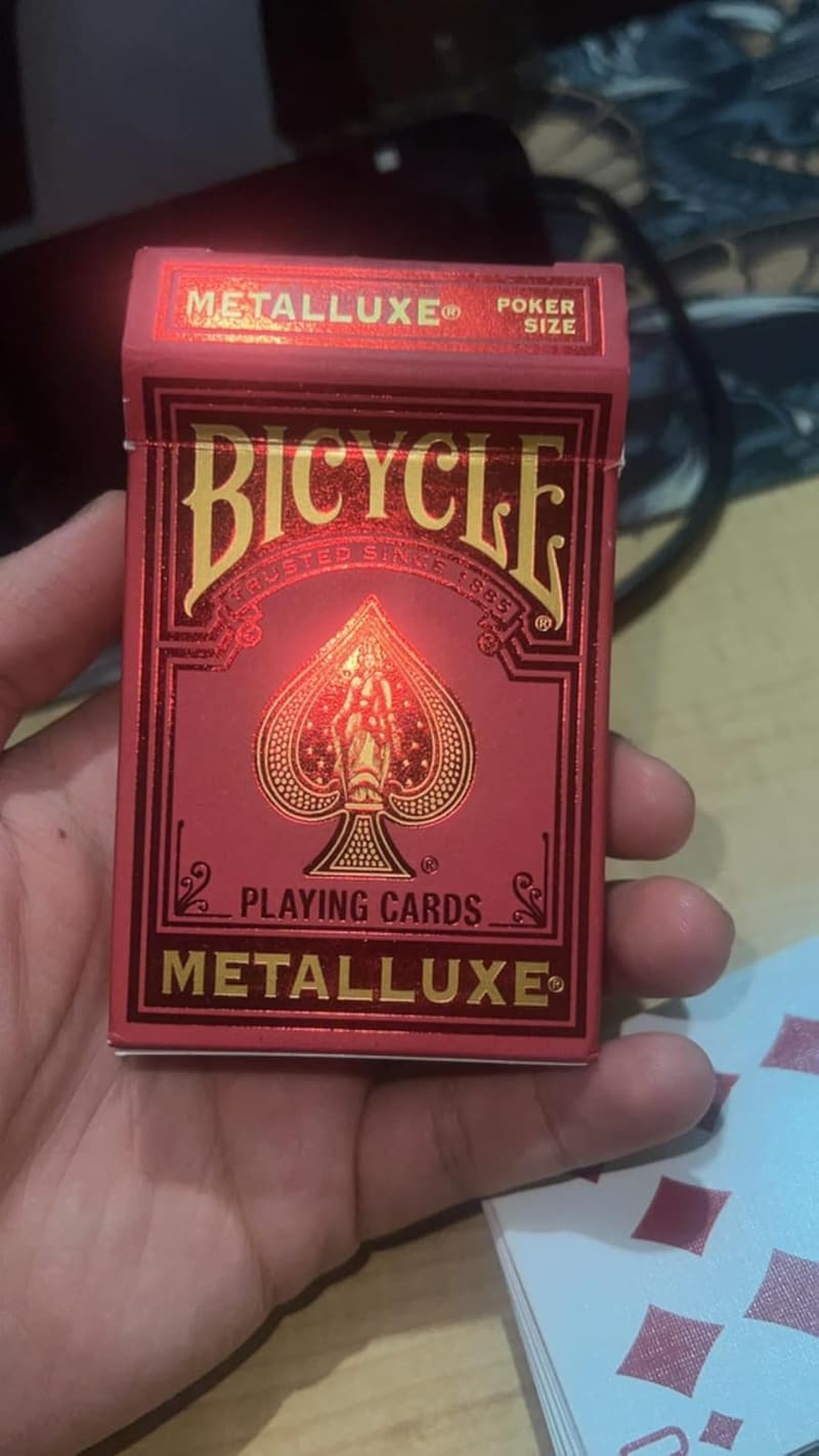 Premium Metal Foil Bicycle Playing Cards - Poker Size