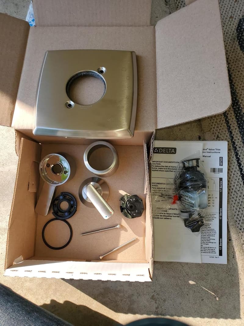 Delta Ashlyn Dual-Function Shower Handle Trim Kit, Stainless